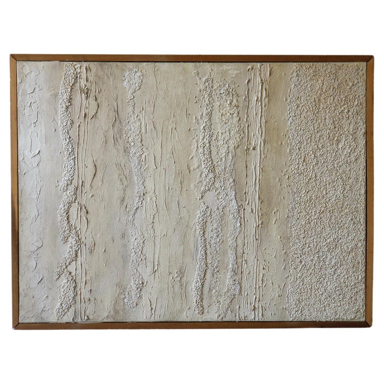 Curated visual reference: Fresh Look at 1960S Textured Mixed Media Painting For Sale At 1Stdibs