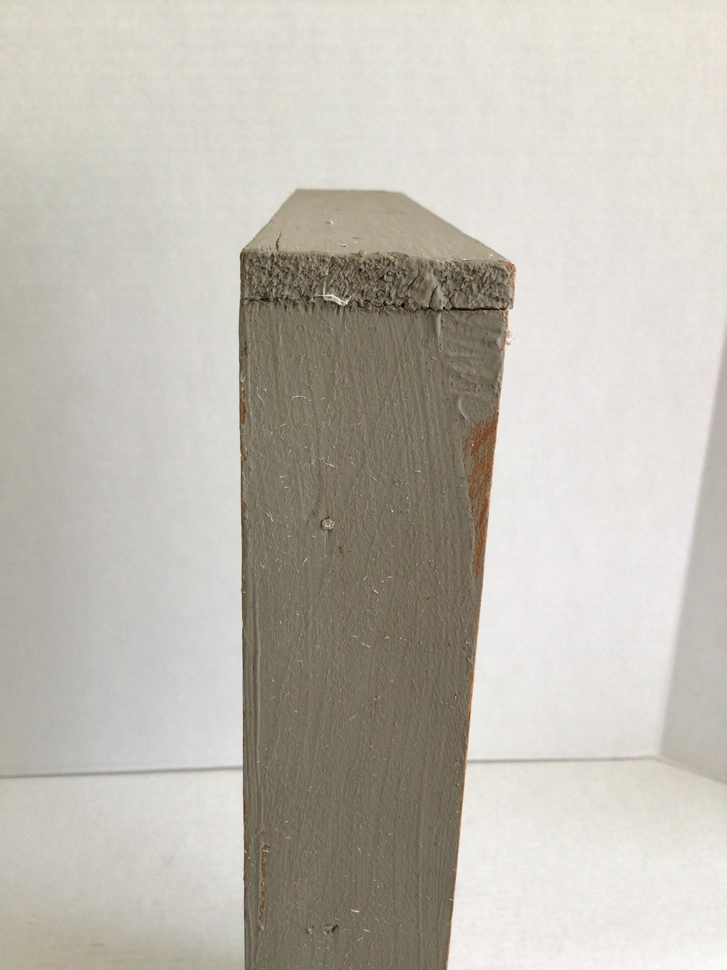 1960s Textured Oil Painting on Board of Christian Cross For Sale 2