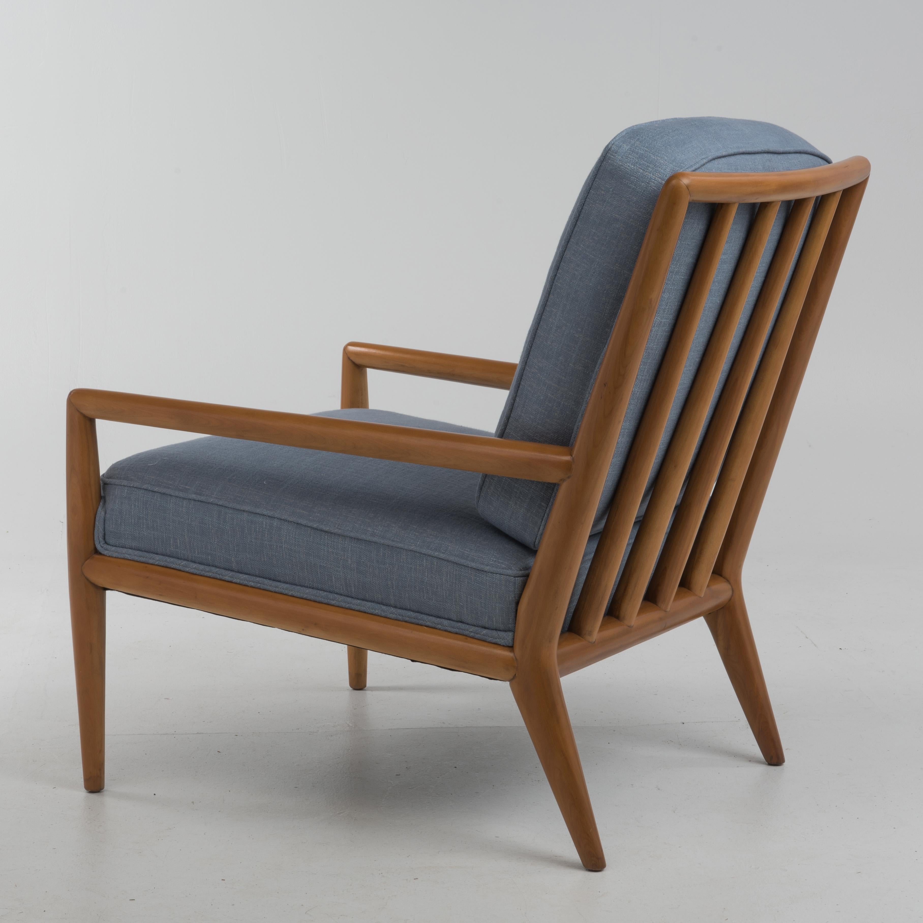 American 1960s T.H. Robsjohn-Gibbings Widdicomb Lounge Chair