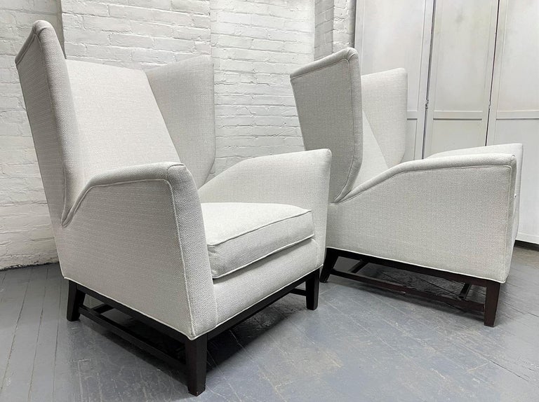 Mid-Century Modern 1960s Thayer Coggin Wingback Chairs For Sale