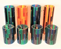 1960s Thomas Industries Moe Light "Fiesta" Acrylic Modern Multicolored Lights