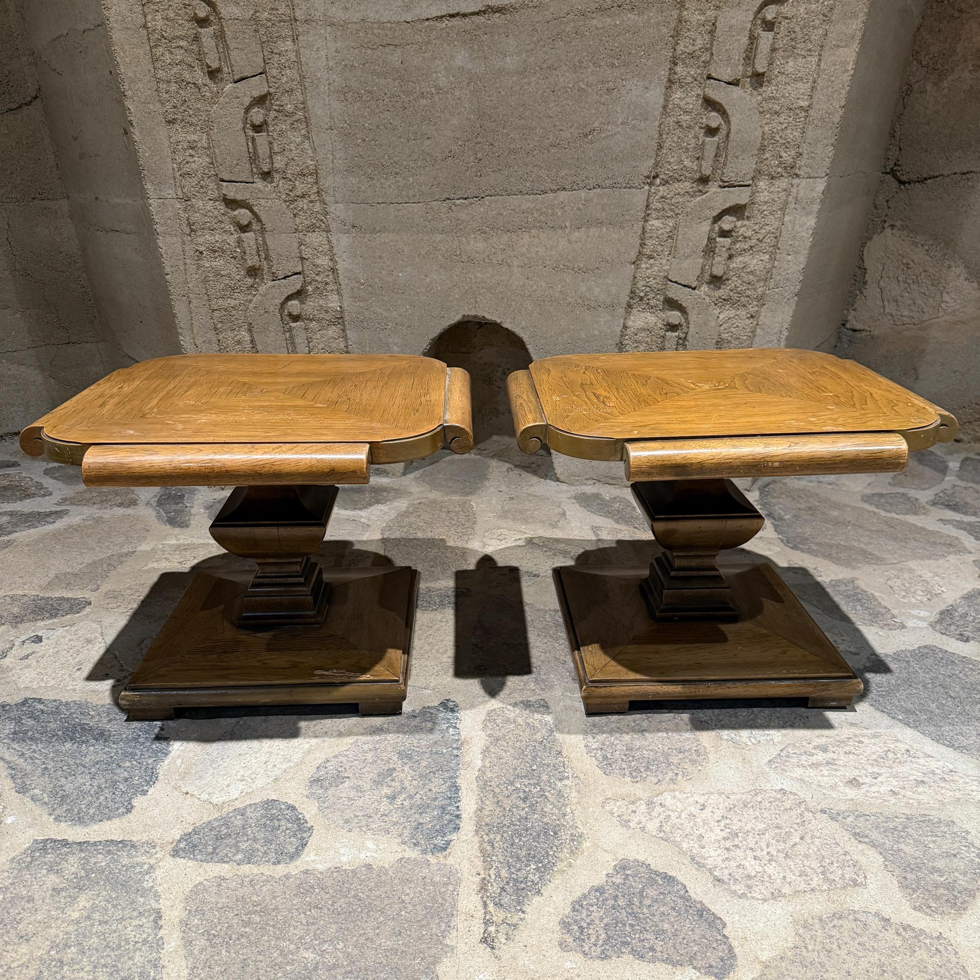 1960s Thomasville of Ca French Empire Side Tables Mid-Century Modern For Sale 11