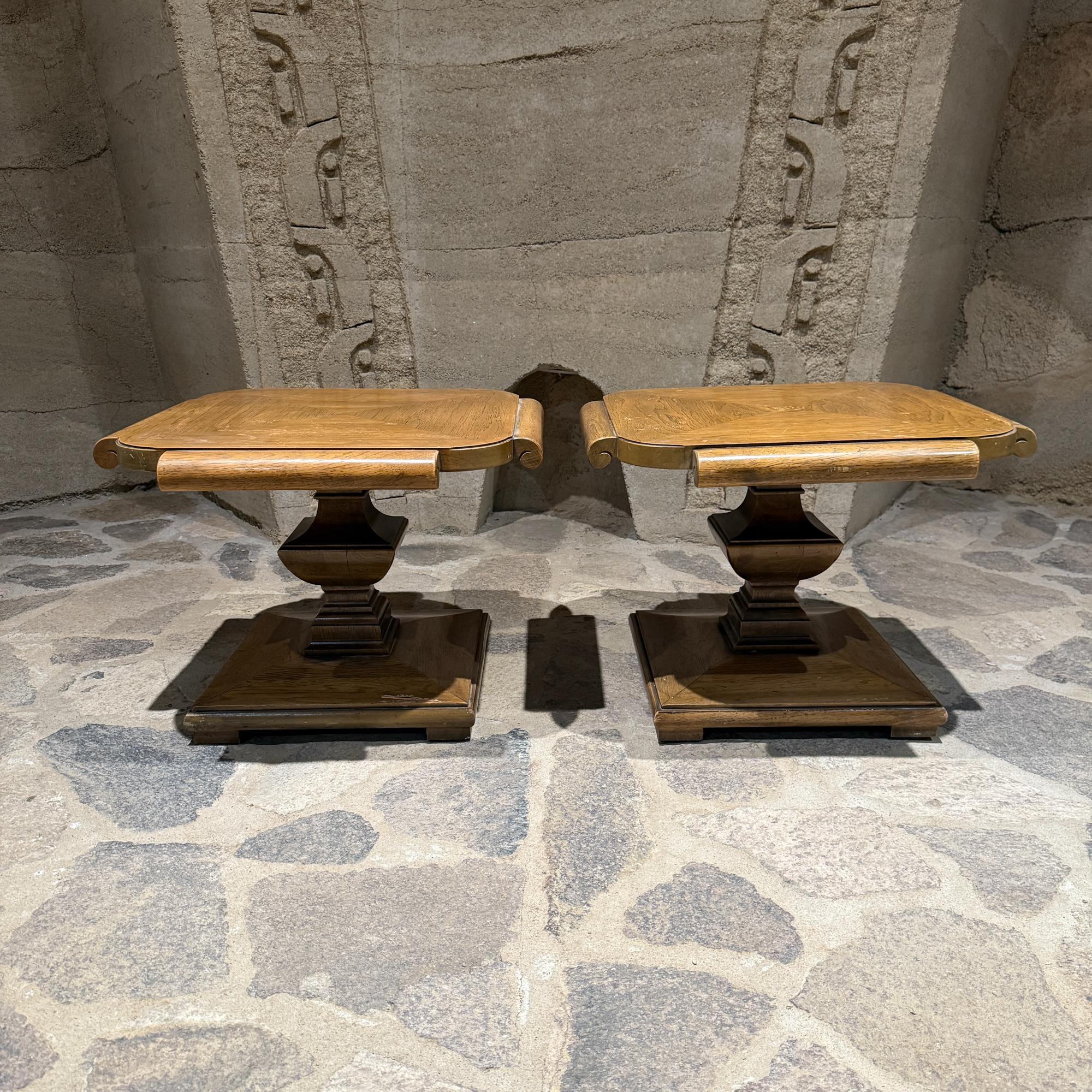 1960s Thomasville of Ca French Empire Side Tables Mid-Century Modern For Sale 12