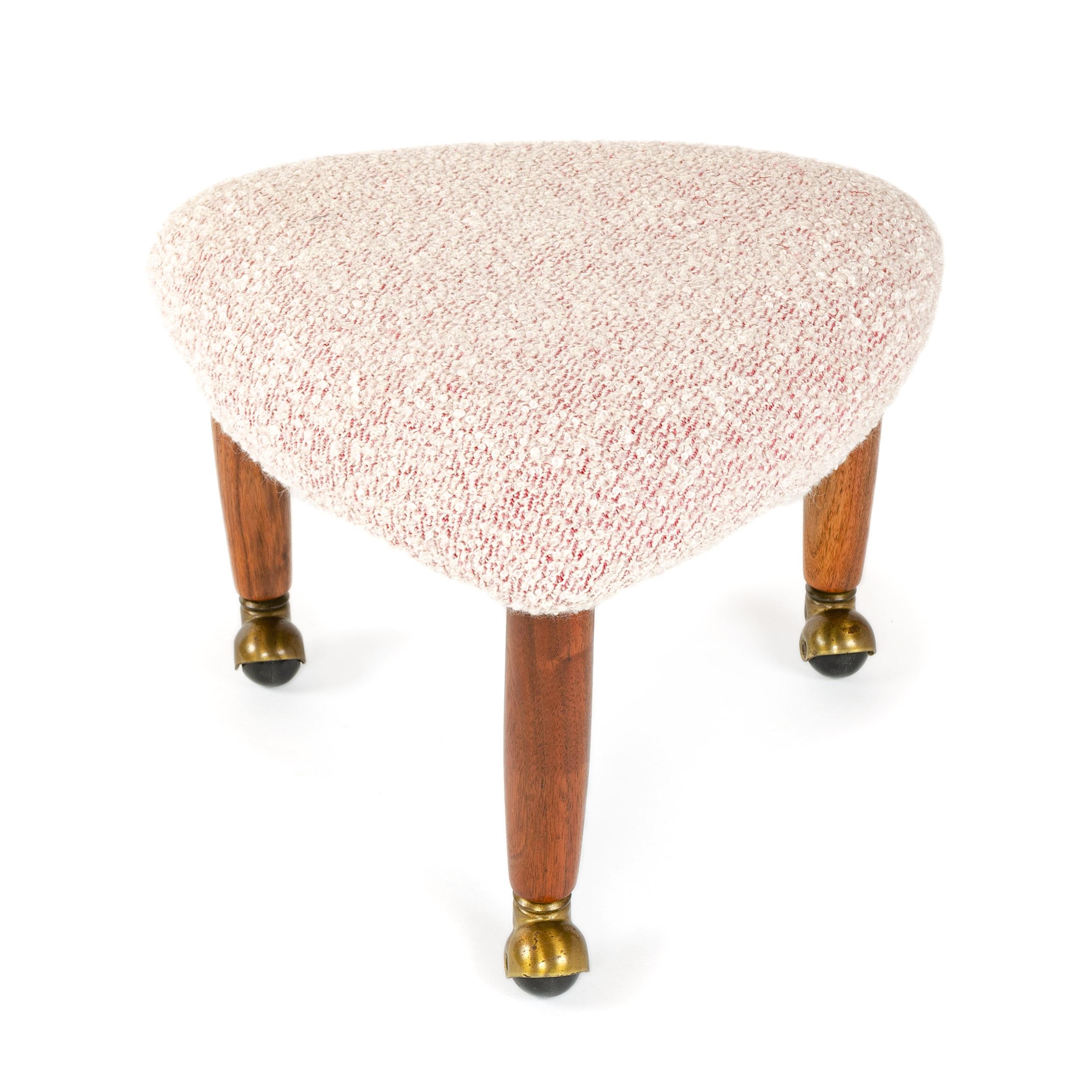 Mid-Century Modern 1960s Three-Legged Stool by Adrian Pearsall for Craft Associates