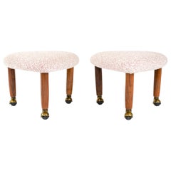 Vintage 1960s Three-Legged Stool by Adrian Pearsall for Craft Associates