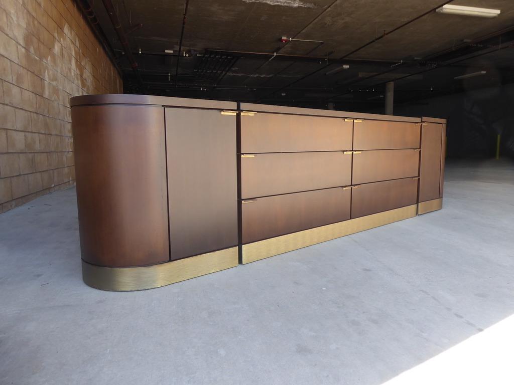 American 1960s Three-Part Credenza by Milo Baughman for Glenn of California