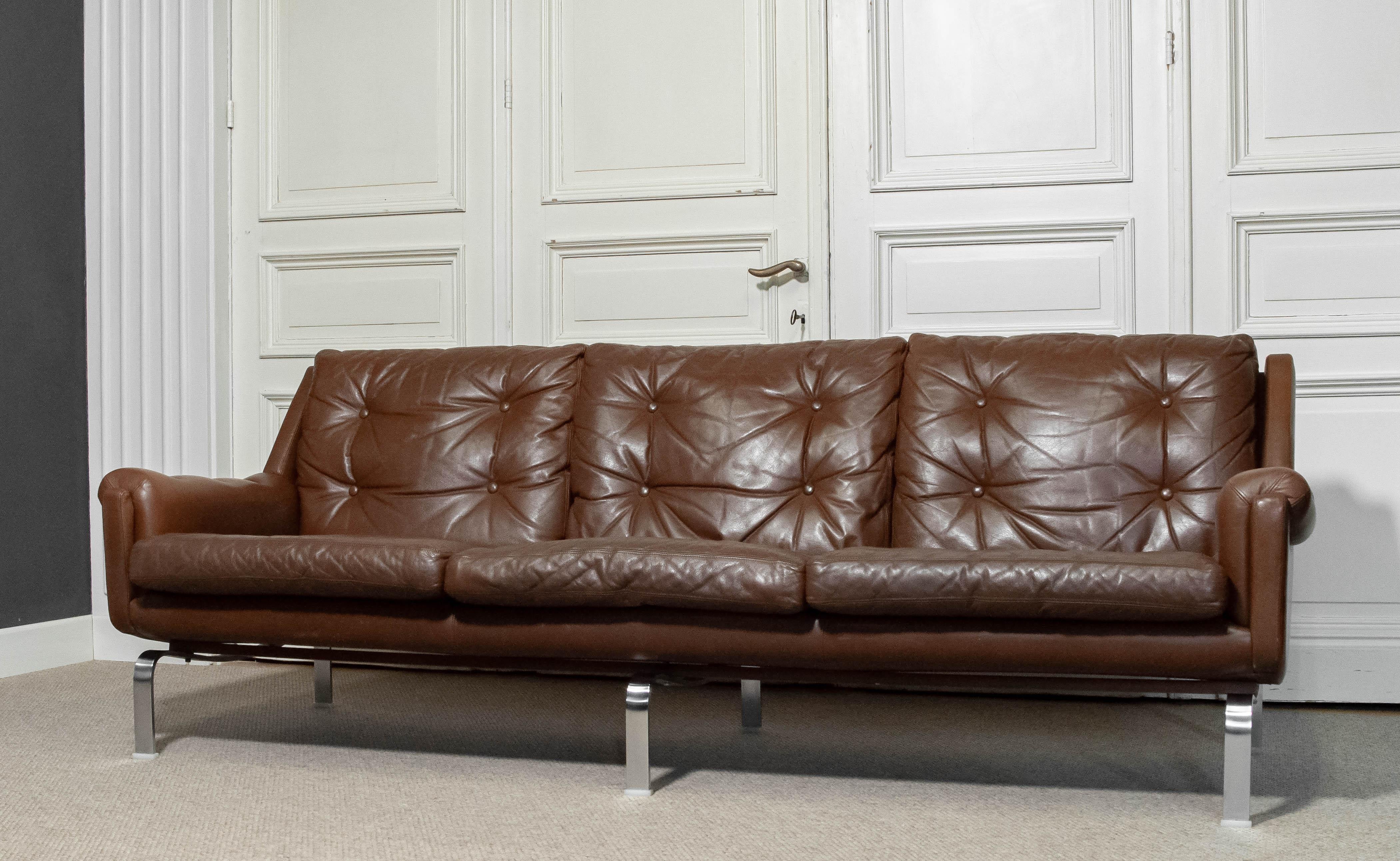 Swedish 1960s three-seater sofa by OPE Möbler, Sweden For Sale