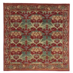 Tapis tibétain Arts & Crafts des années 1960 inspiré par William Morris
