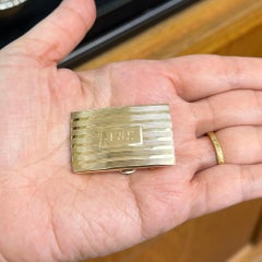 1960's Tiffany & Co. Belt Buckle 14k Yellow Gold