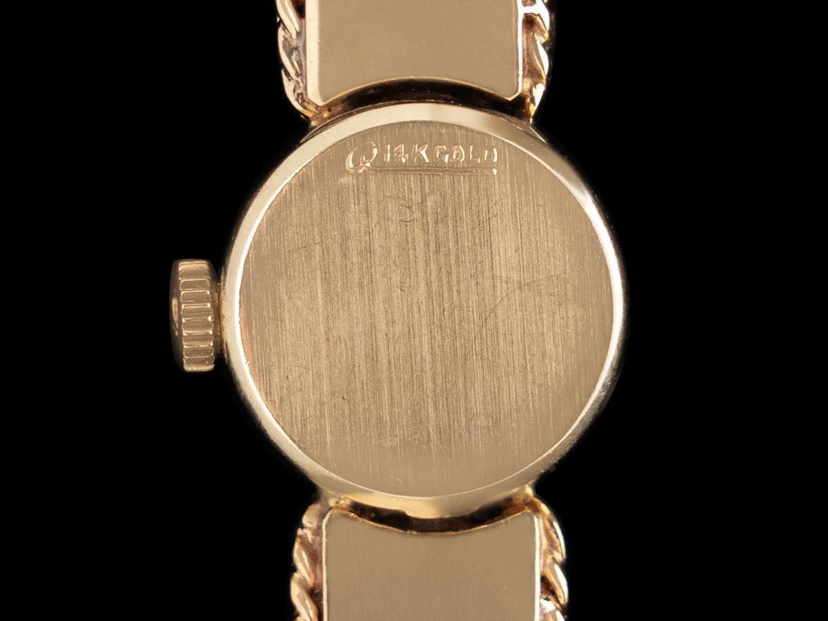 1960's Tiffany & Co. Ladies Vintage Dress Bracelet Watch - 14K Gold For Sale 2