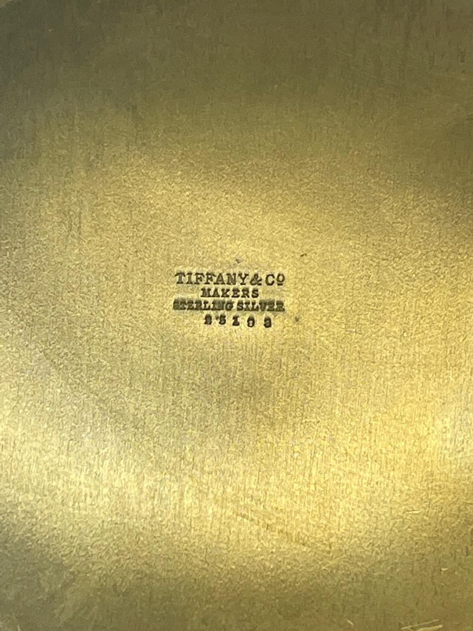 1960er Jahre Tiffany & Co. Gold Vermeil-Schale „Gilt“ aus Sterlingsilber mit Wellenschliff im Angebot 4