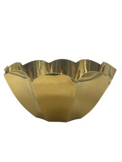 1960s Tiffany & Co. Large Scalloped Gold Vermeil 'Gilt' Sterling Silver Bowl