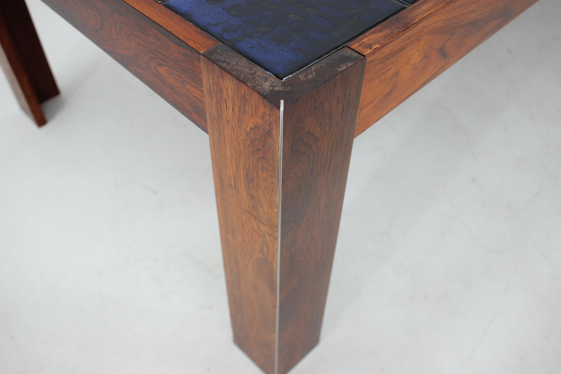 Table basse en carreaux des années 1960 par Mobelintarsia, Danemark 3