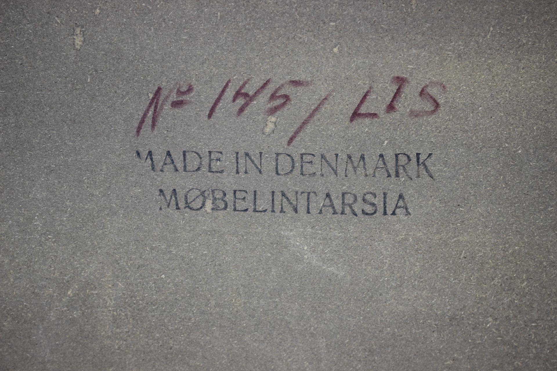 Table basse en carreaux des années 1960 par Mobelintarsia, Danemark 8