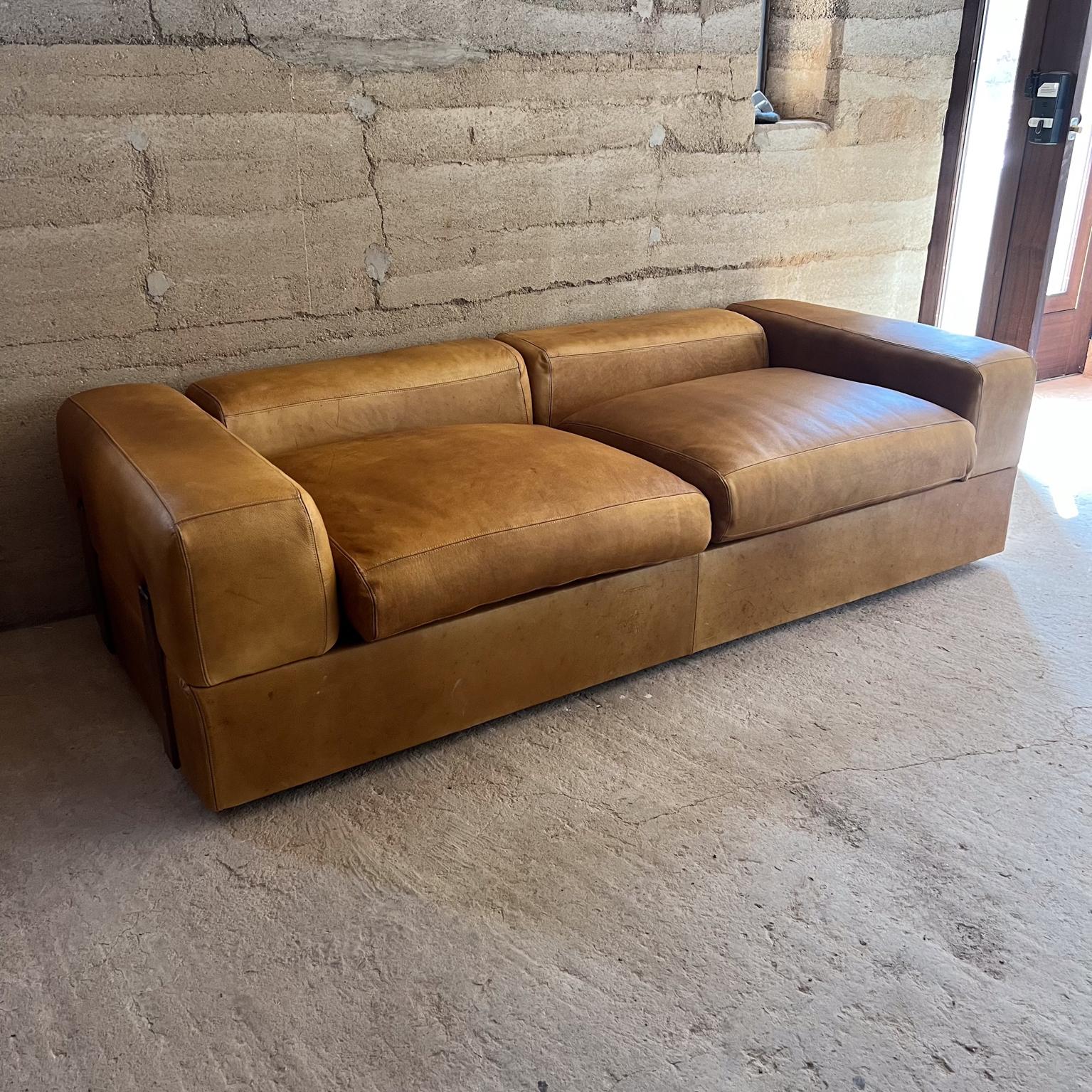 Tito Agnoli für Cinova  Leder-Tagesbett Sofa 711 – Italien 1960er Jahre im Angebot 10