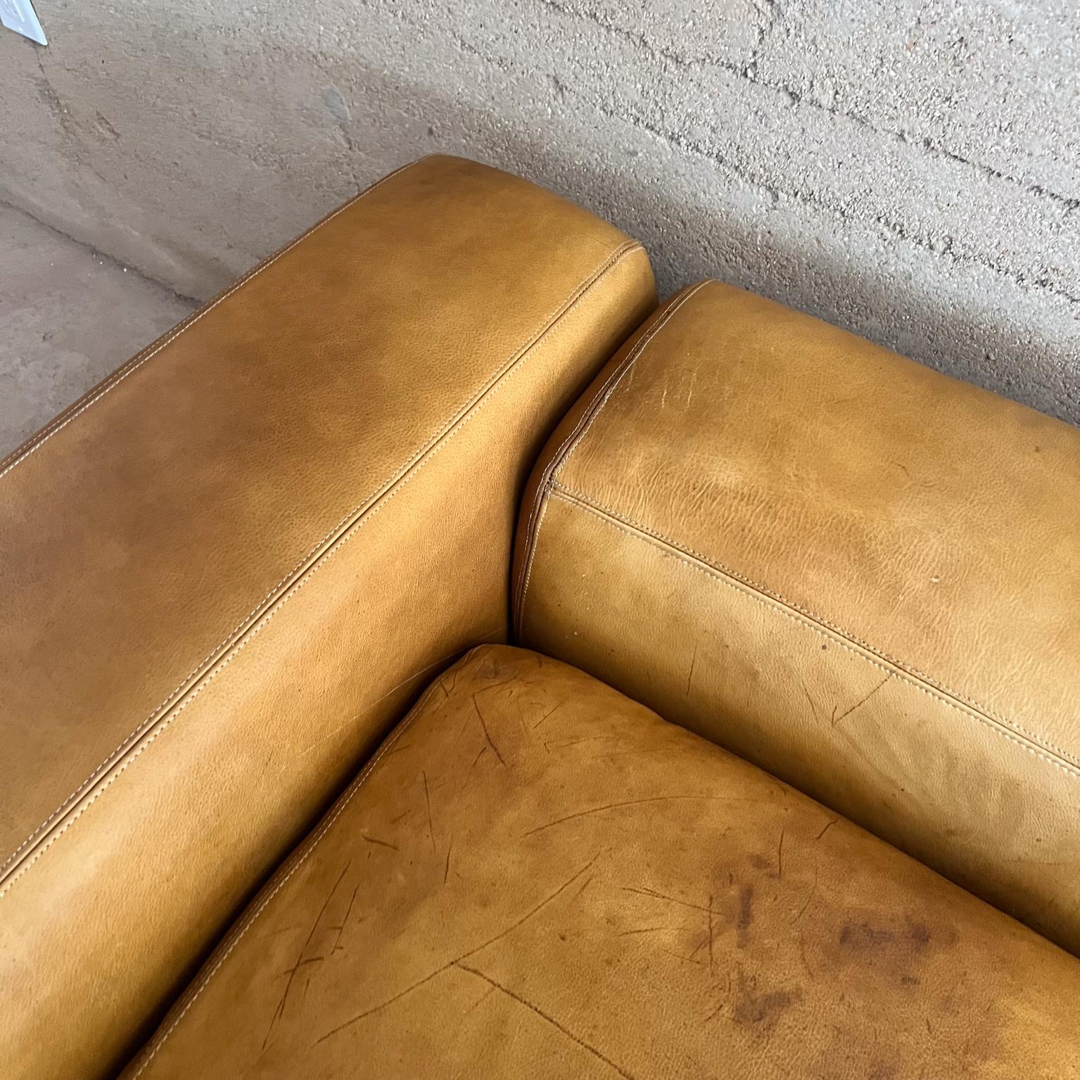 Tito Agnoli für Cinova  Leder-Tagesbett Sofa 711 – Italien 1960er Jahre im Angebot 2