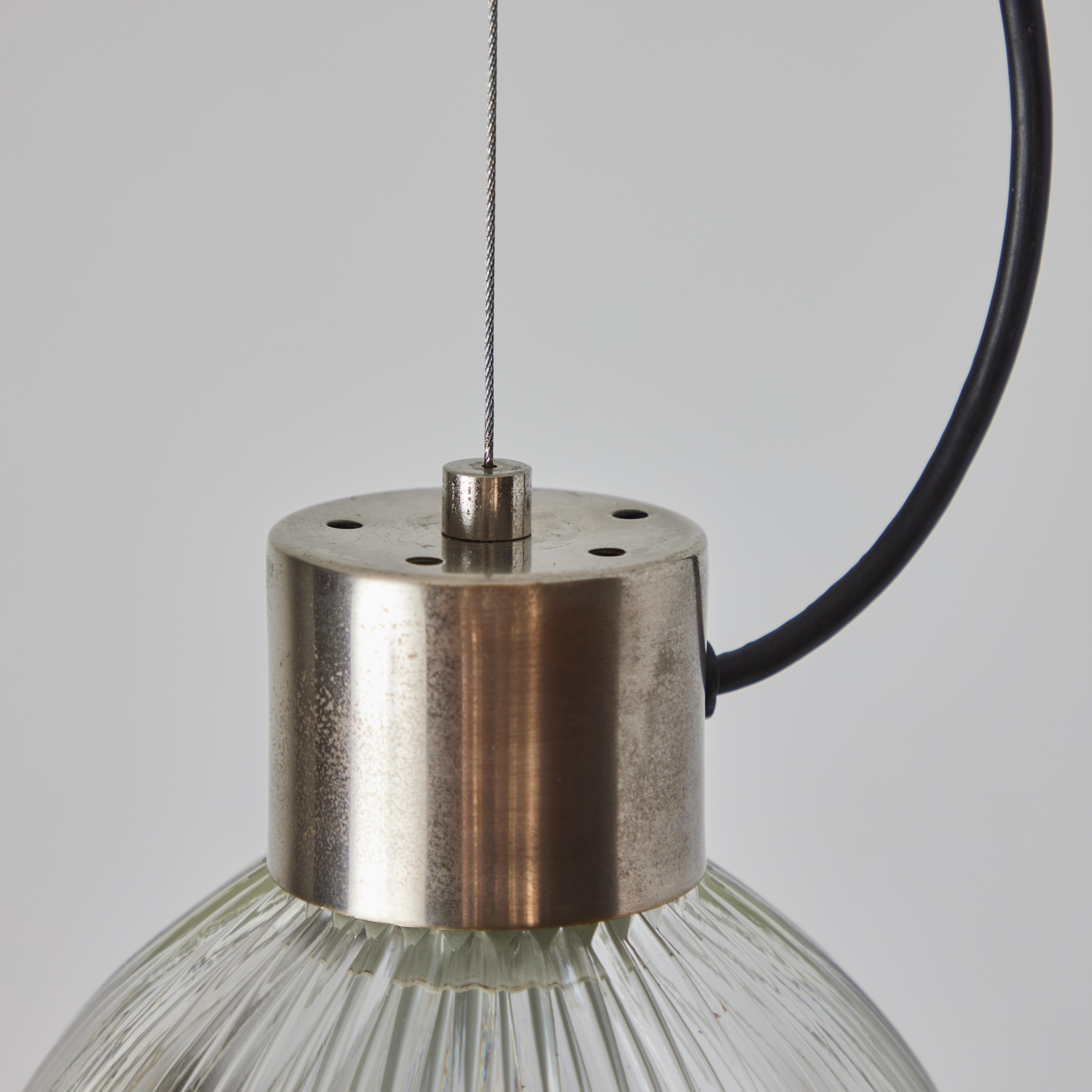 Lampe à suspension Tito Agnoli modèle #4409 pour O-Luce, années 1960 Bon état - En vente à Glendale, CA