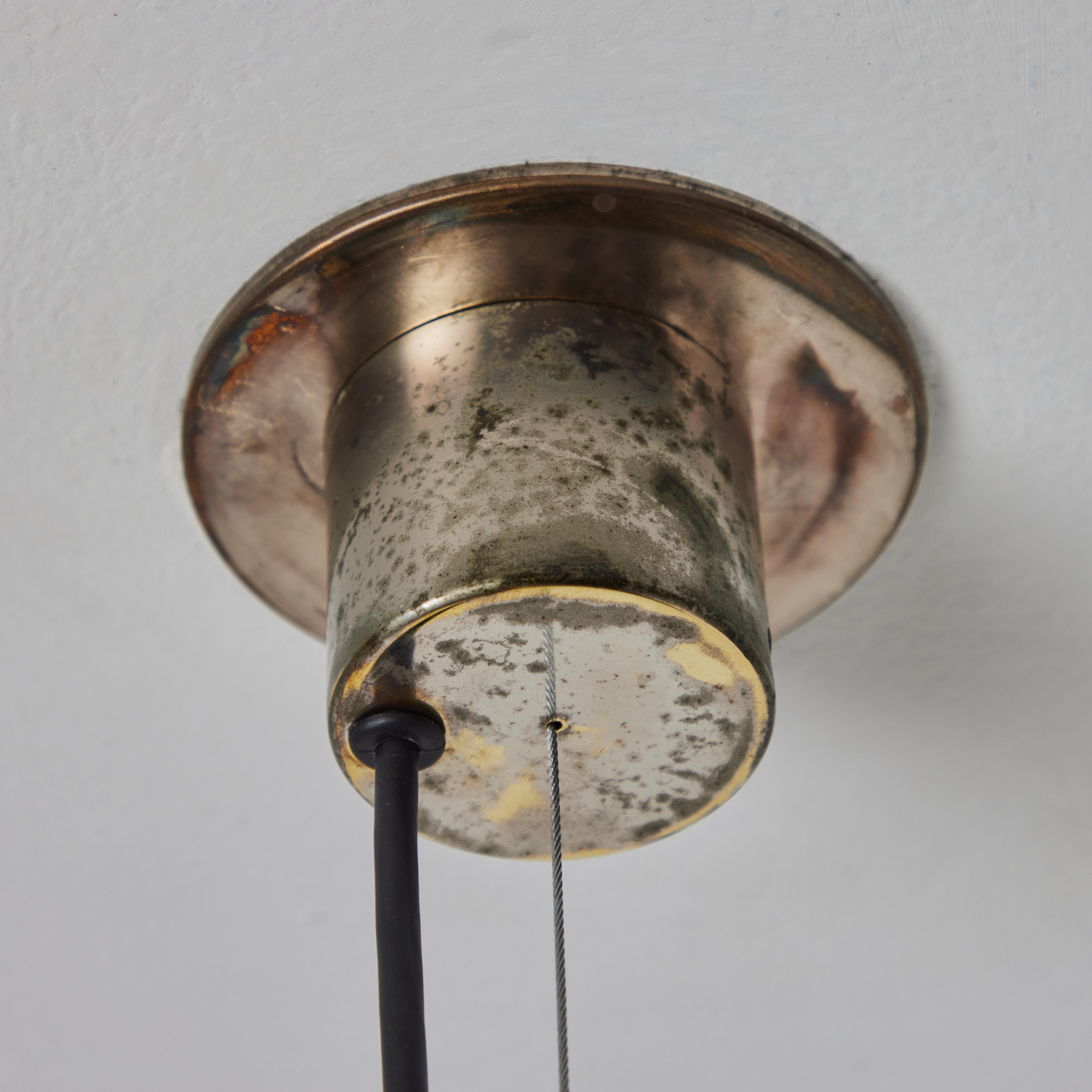 1960s Tito Agnoli Model #4409 Suspension Lamp for O-Luce For Sale 1