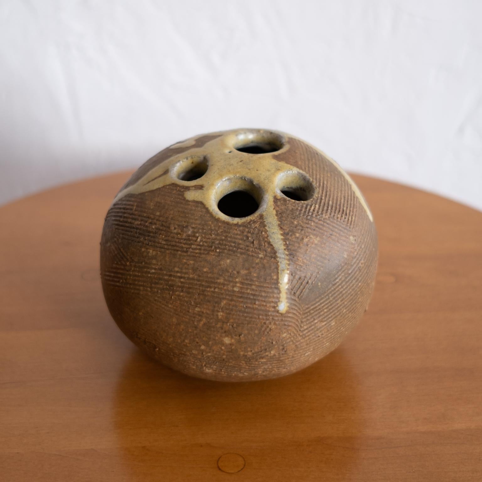 Mid-Century Modern 1960s Tom McMillin Ceramic Rock Form Vase