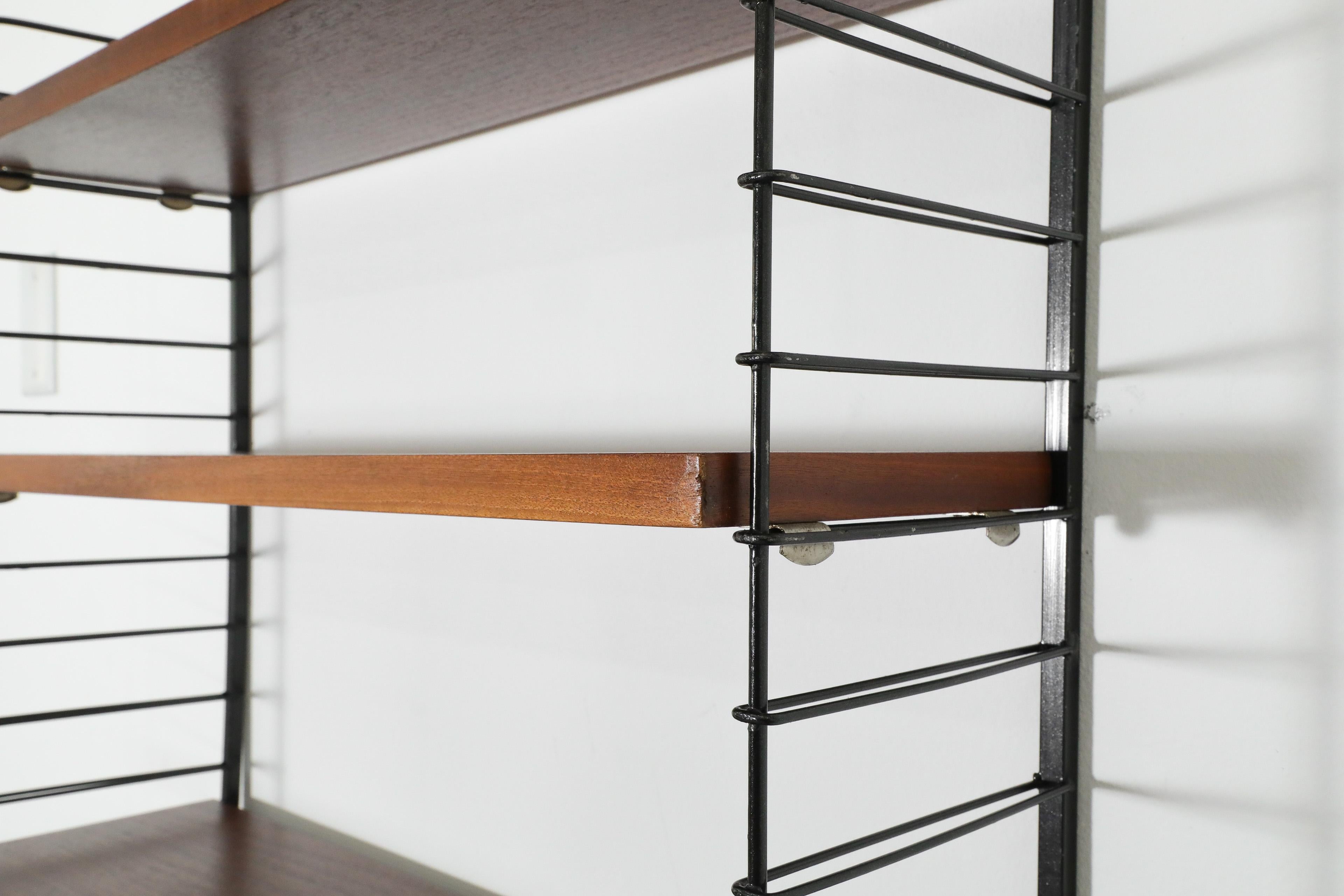 1960's Tomado Mid-Century teak Wall Mount Shelf For Sale 10