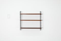 Mid-Century Tomado Style Teak Wall Mount Shelf, 1960's