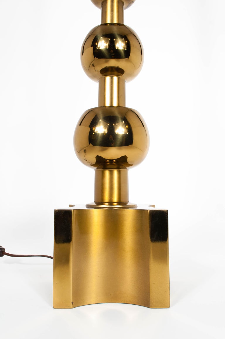 1960s Tommi Parzinger for Stiffel Brass Ball Lamps, a Pair For Sale at  1stDibs