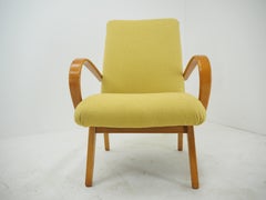 1960s Ton/Thonet Beech Armchair, Czechoslovakia