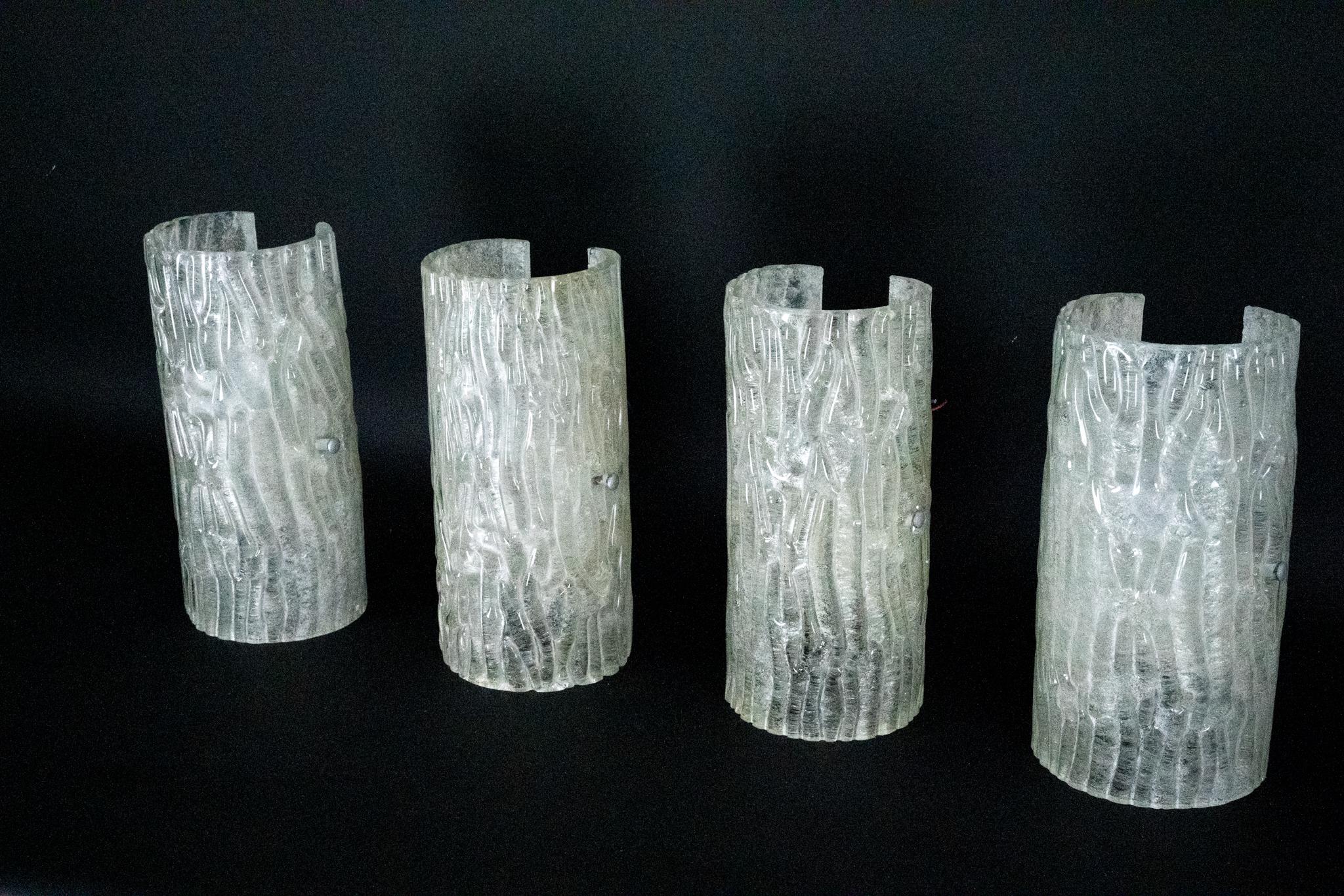 Appliques en verre de Murano de Toni Zuccheri des années 1960, montage horizontal ou vertical. en vente 1