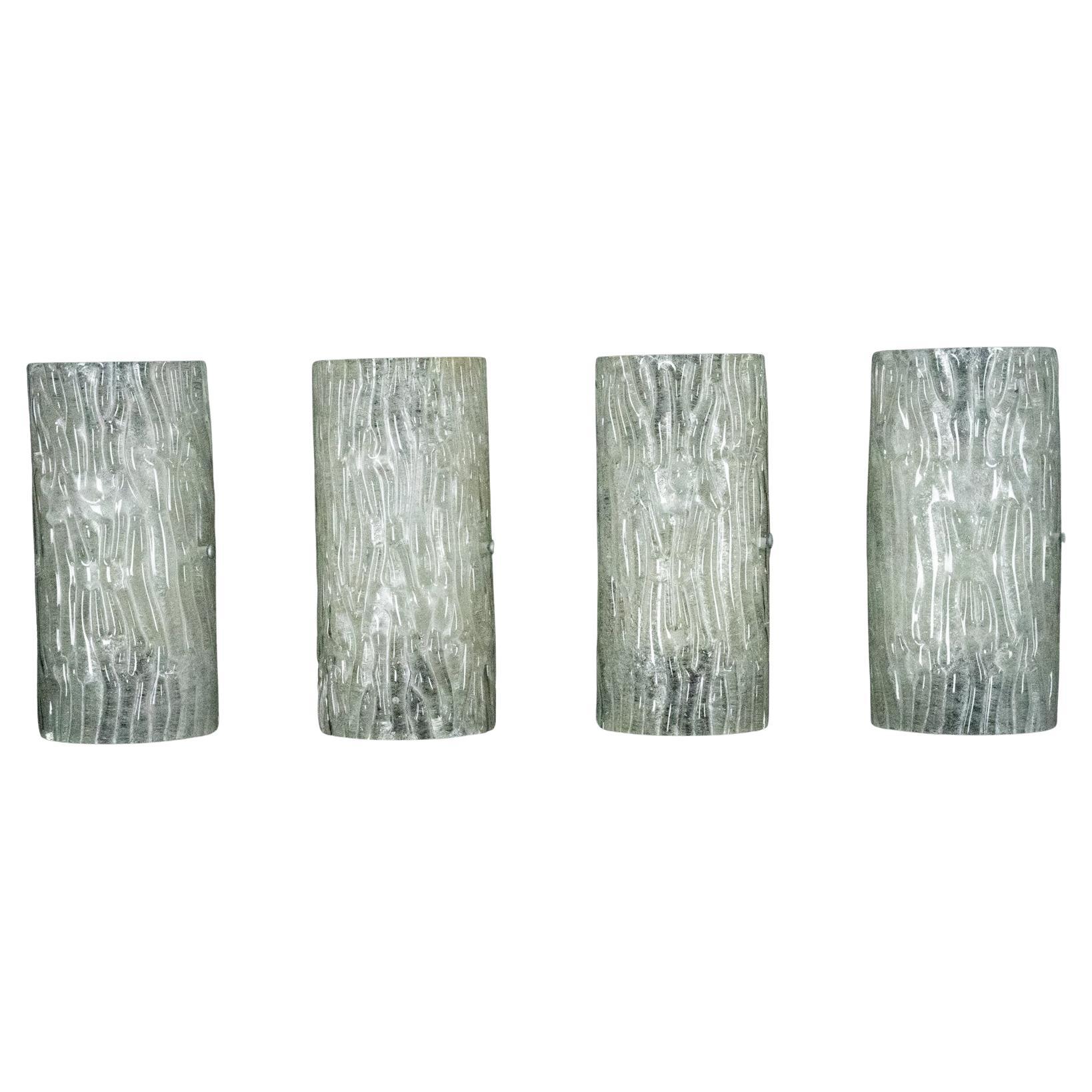 Appliques en verre de Murano de Toni Zuccheri des années 1960, montage horizontal ou vertical. en vente