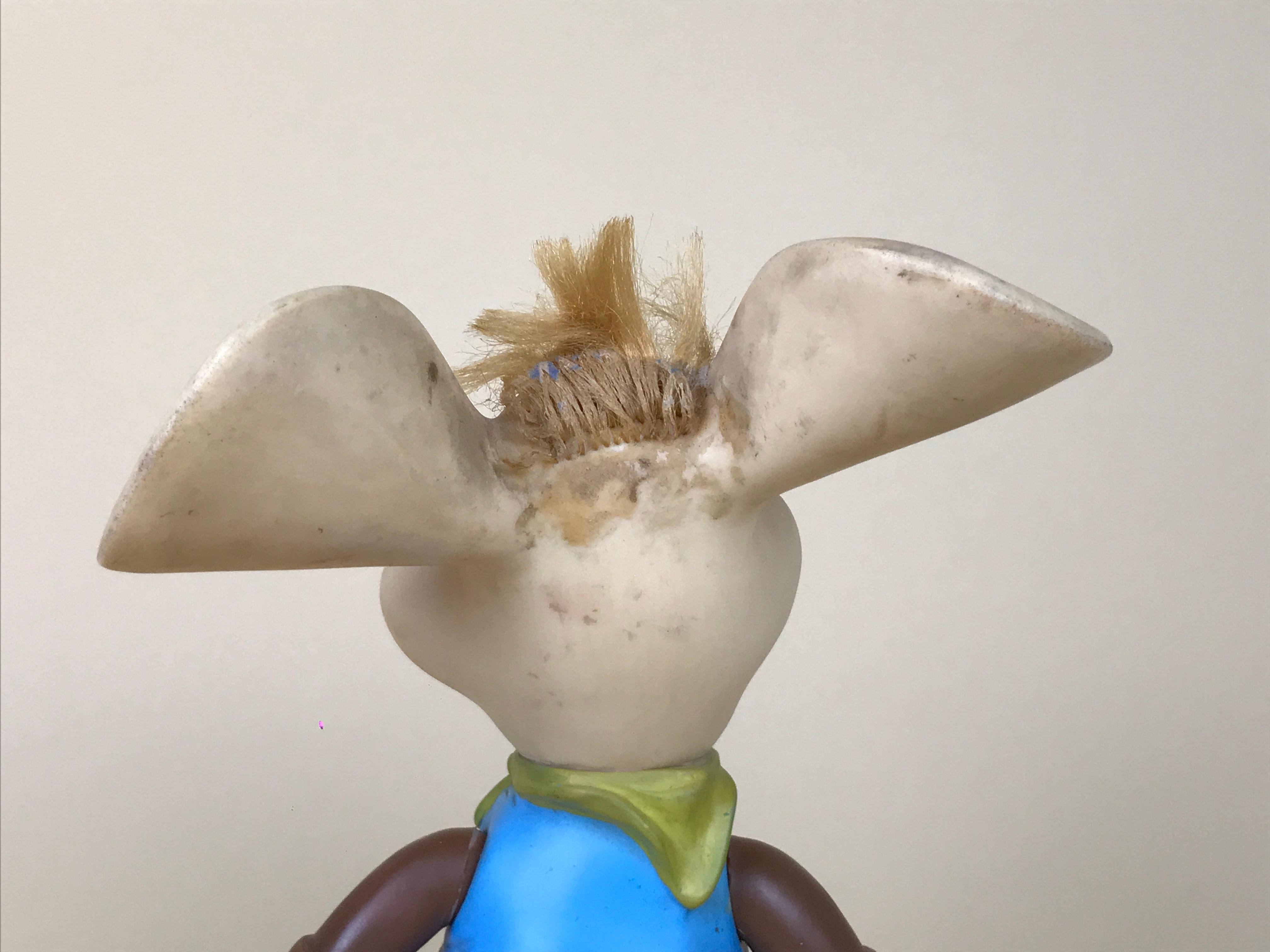 1960s Topo Gigio Mouse Rubber Squeak Toy Made in Italy For Sale 1