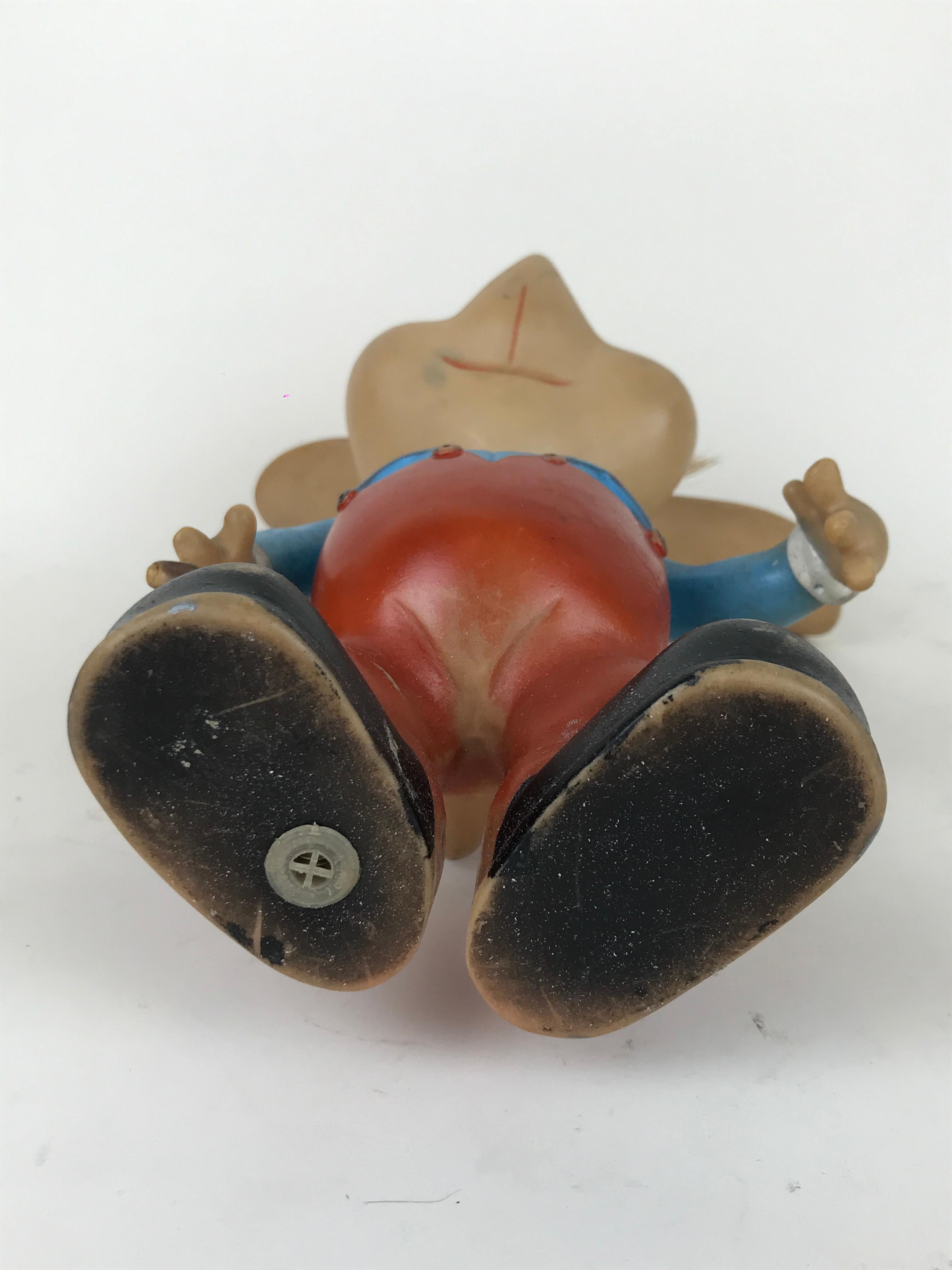 1960s Topo Gigio Mouse Rubber Squeak Toy Made in Italy For Sale 3