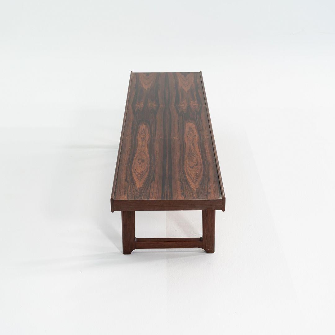 Milieu du XXe siècle Banc ou table basse Torbjorn Afdal pour Mellemstrands Mobelfabrik des années 1960 en vente