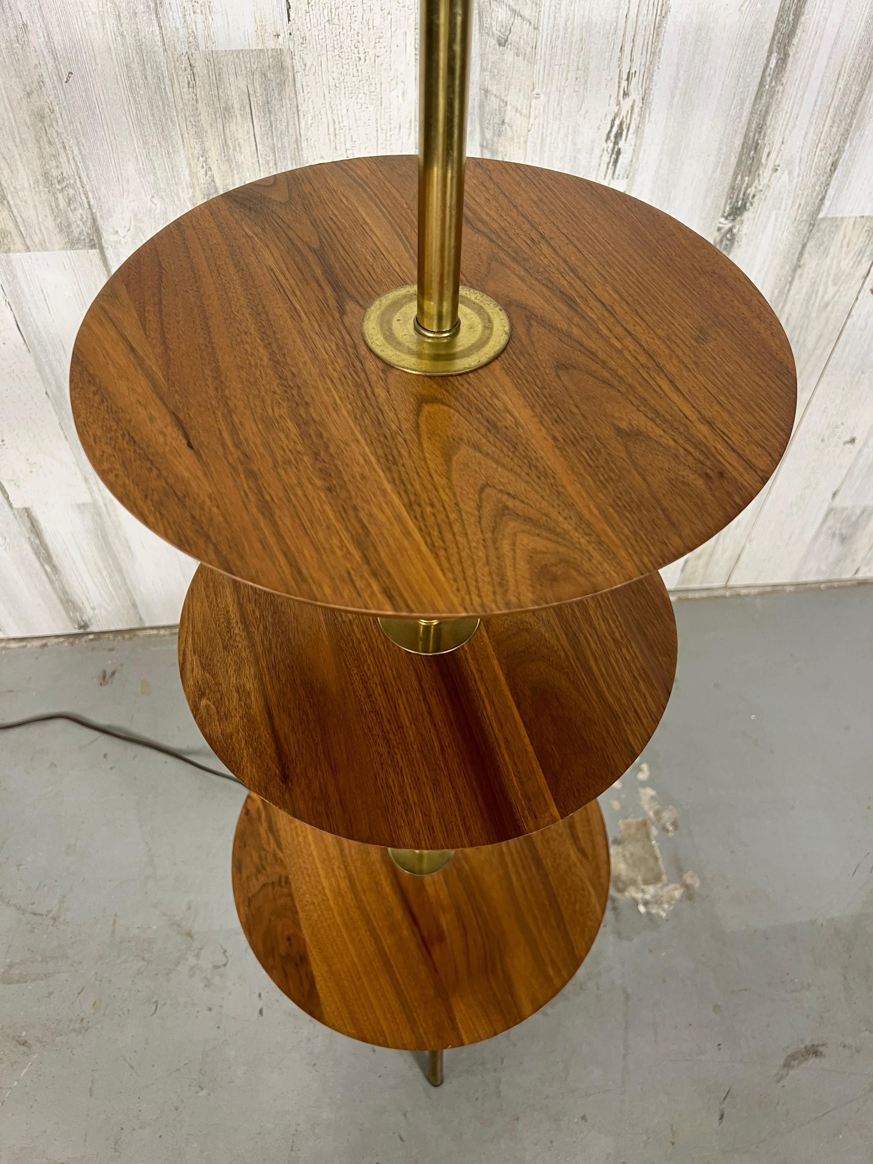 1960s Tri-Tiered Mid-Century Floor Lamp For Sale 5