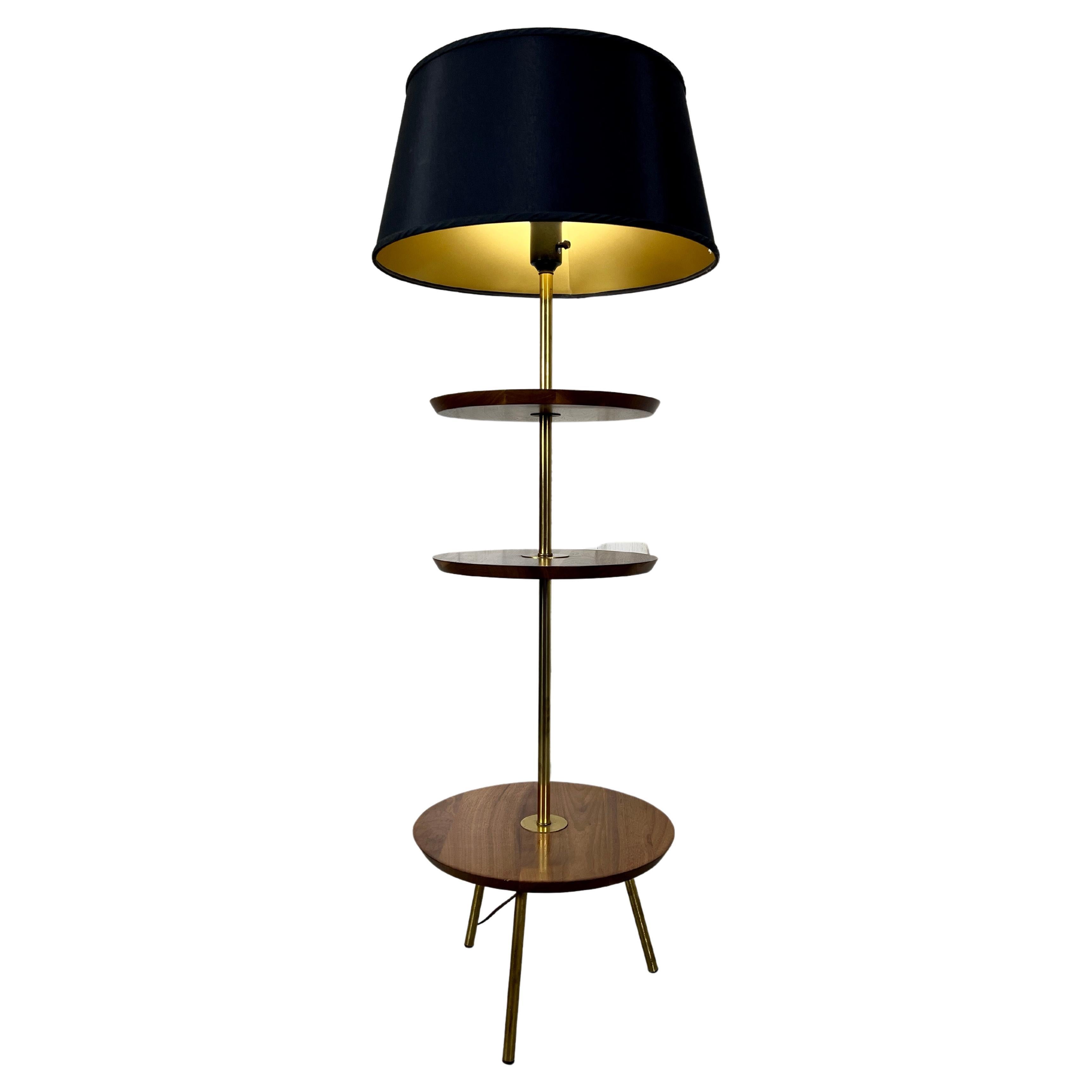 1960s Tri-Tiered Mid-Century Floor Lamp For Sale 13