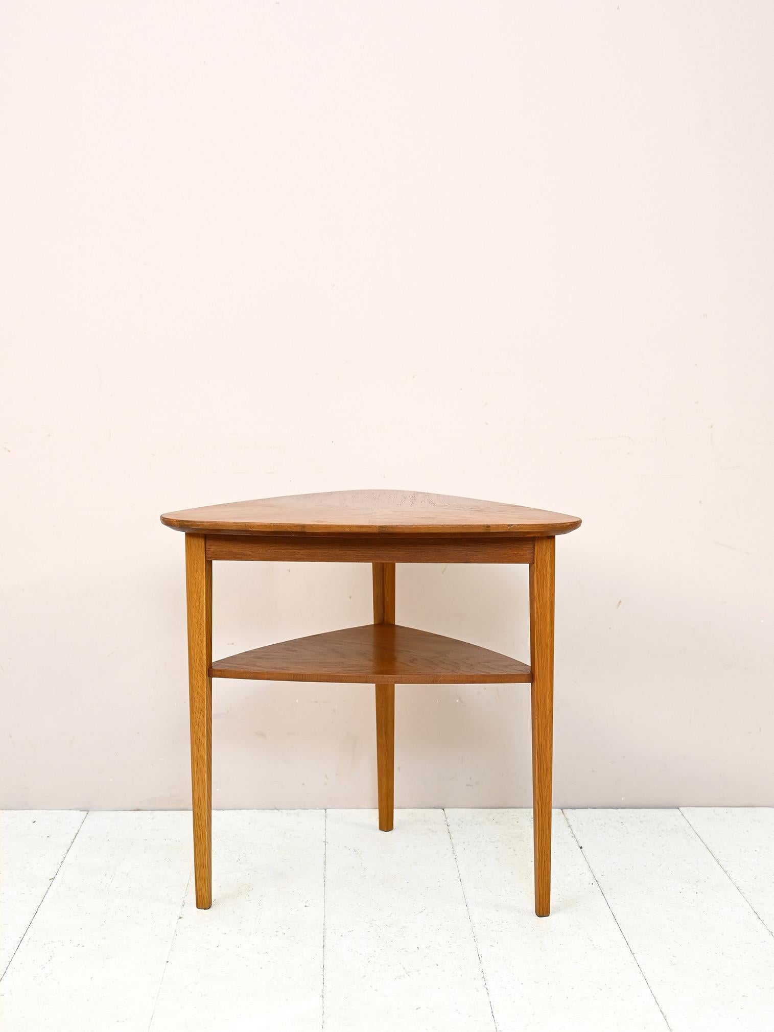 Scandinavian Modern 1960s Triangular Coffee Table