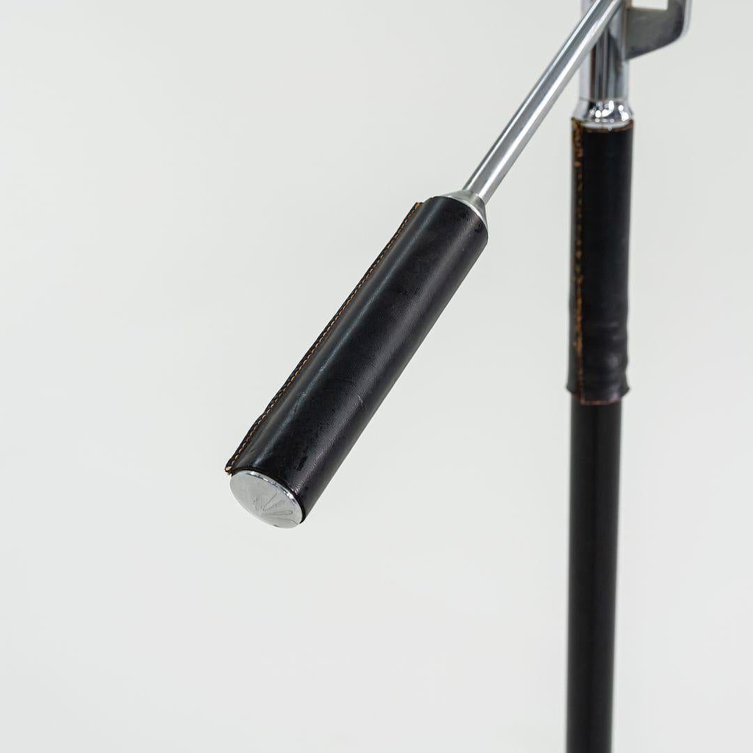 1960s Triennale Floor Lamp Attributed to Angelo Lelli for Arredoluce 82in Height In Good Condition For Sale In Philadelphia, PA