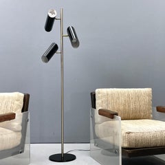 1960s Triennale style Tri-Light Floor Lamp by Gerald Thurston for Lightolier Inc
