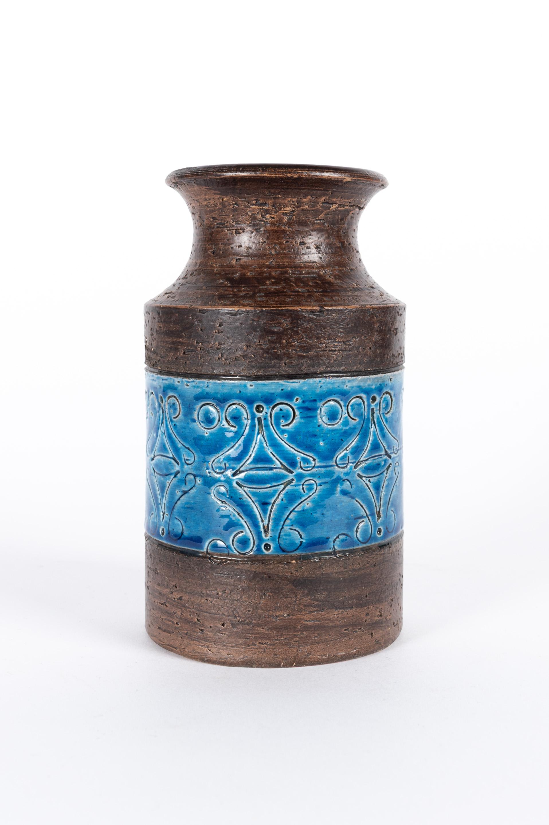 Italian 1960s trifoglio vase - Aldo Londi for Bitossi (IT) For Sale