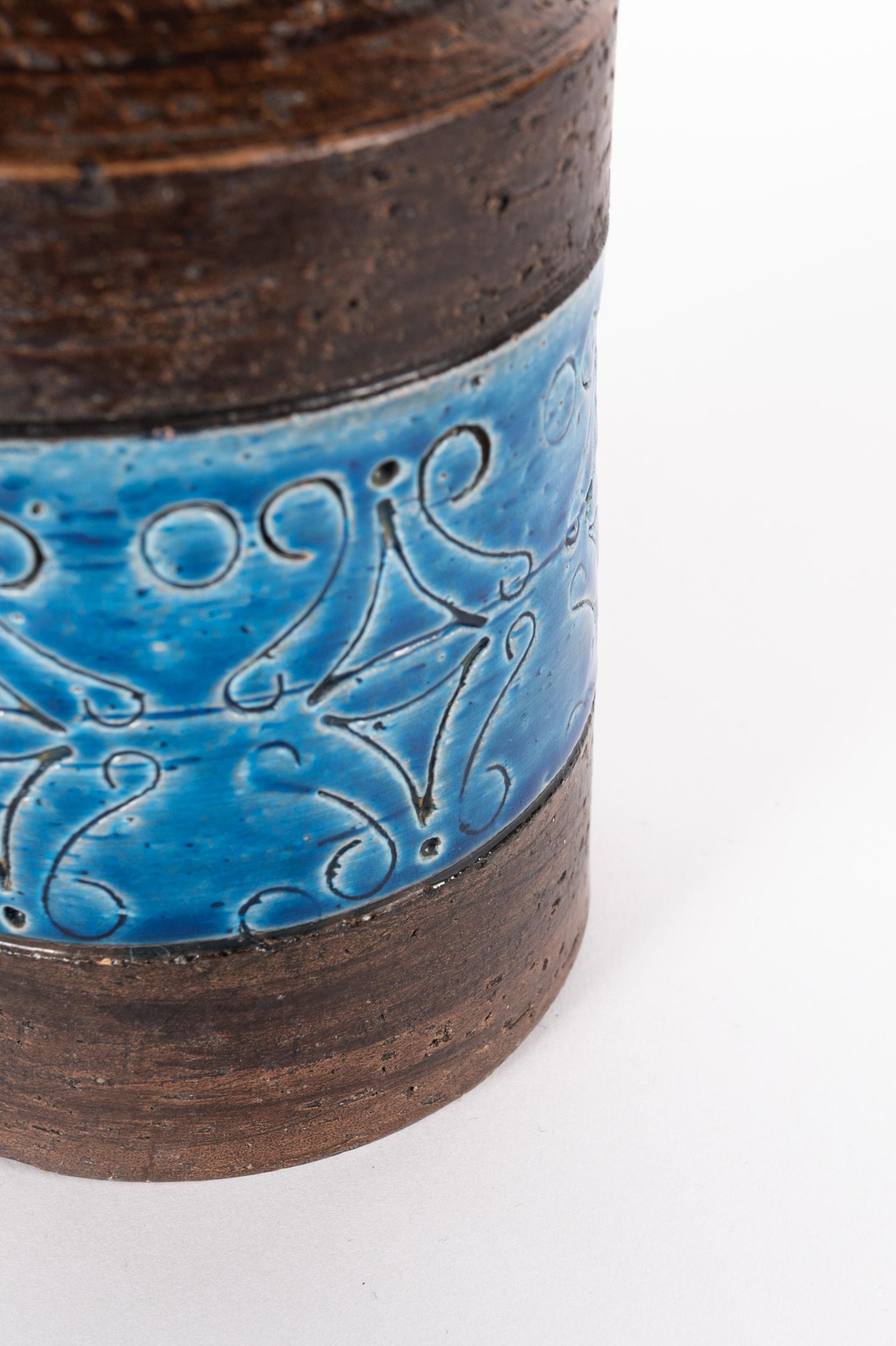 Mid-20th Century 1960s trifoglio vase - Aldo Londi for Bitossi (IT) For Sale