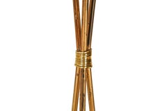 1960s Tripod Arrow Floor Lamp in Brass