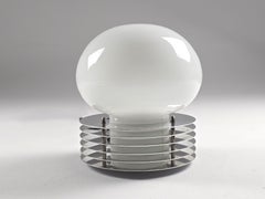 1960s Tronconi Louvered Table Lamp , Italy