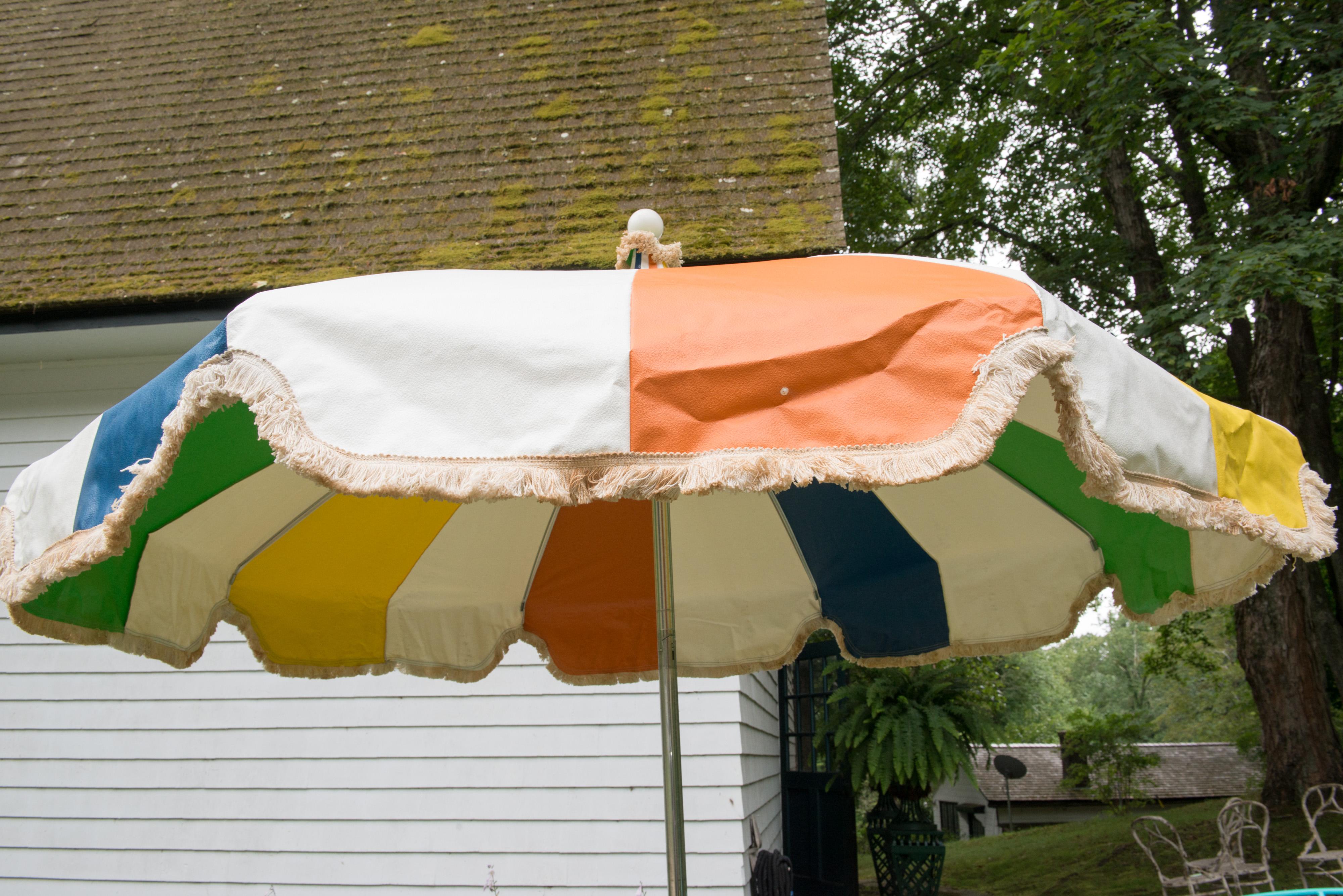 mid century patio umbrella