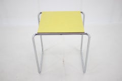 1960s Tubular Chrome Plated Side Table, Czechoslovakia