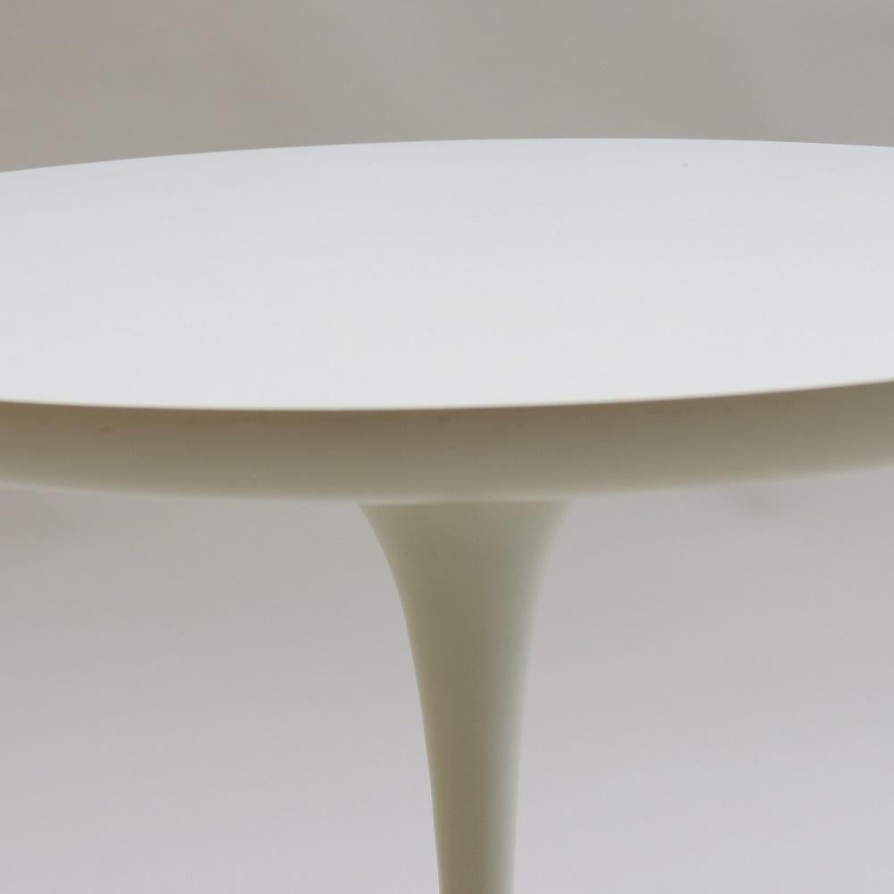 Aluminum 1960s Tulip Side Table Designed By Maurice Burke For Arkana, Bath, Uk. B