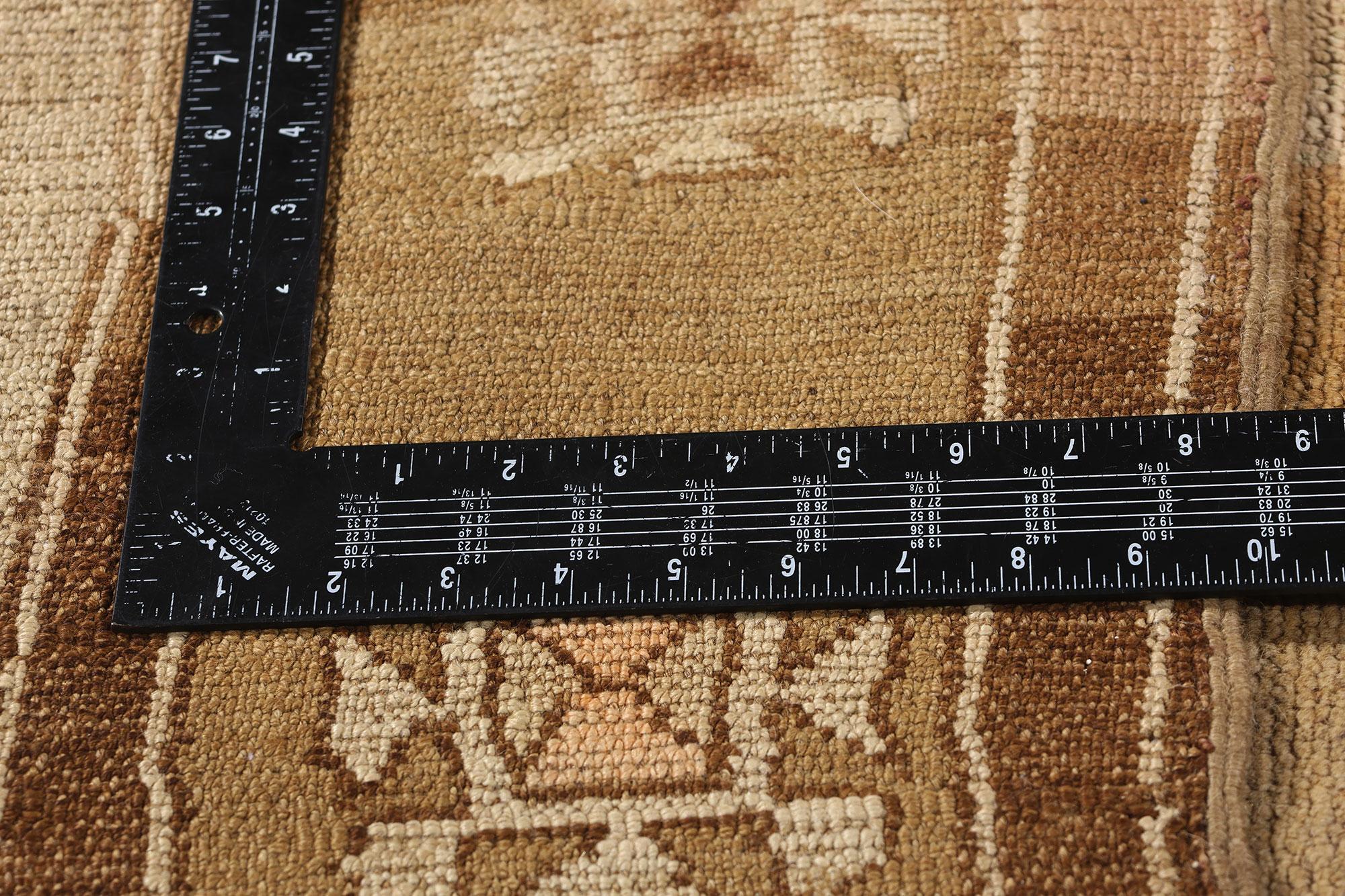 1950's Turkish Kars Carpet with Modern Style, Cozy Nomad Meets Mod Boho For Sale 4