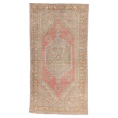 1960's Turkish Oushak Carpet with Modern Style