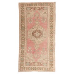 1960's Turkish Oushak Carpet with Modern Style