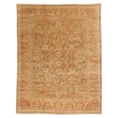 1960's Turkish Oushak Rug with Modern Rustic Style