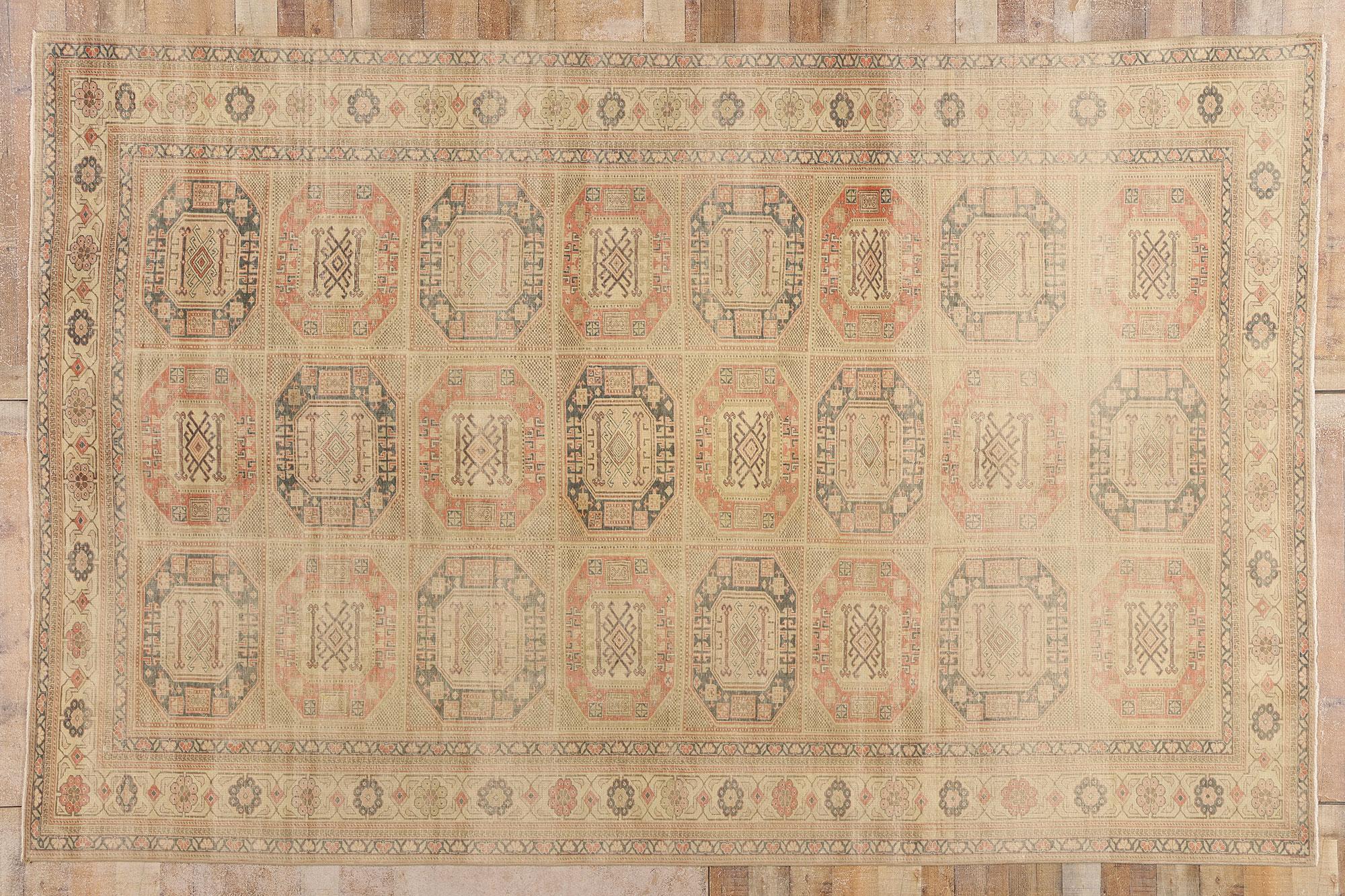 1960's Turkish Sivas Rug with Modern Rustic Style For Sale 9