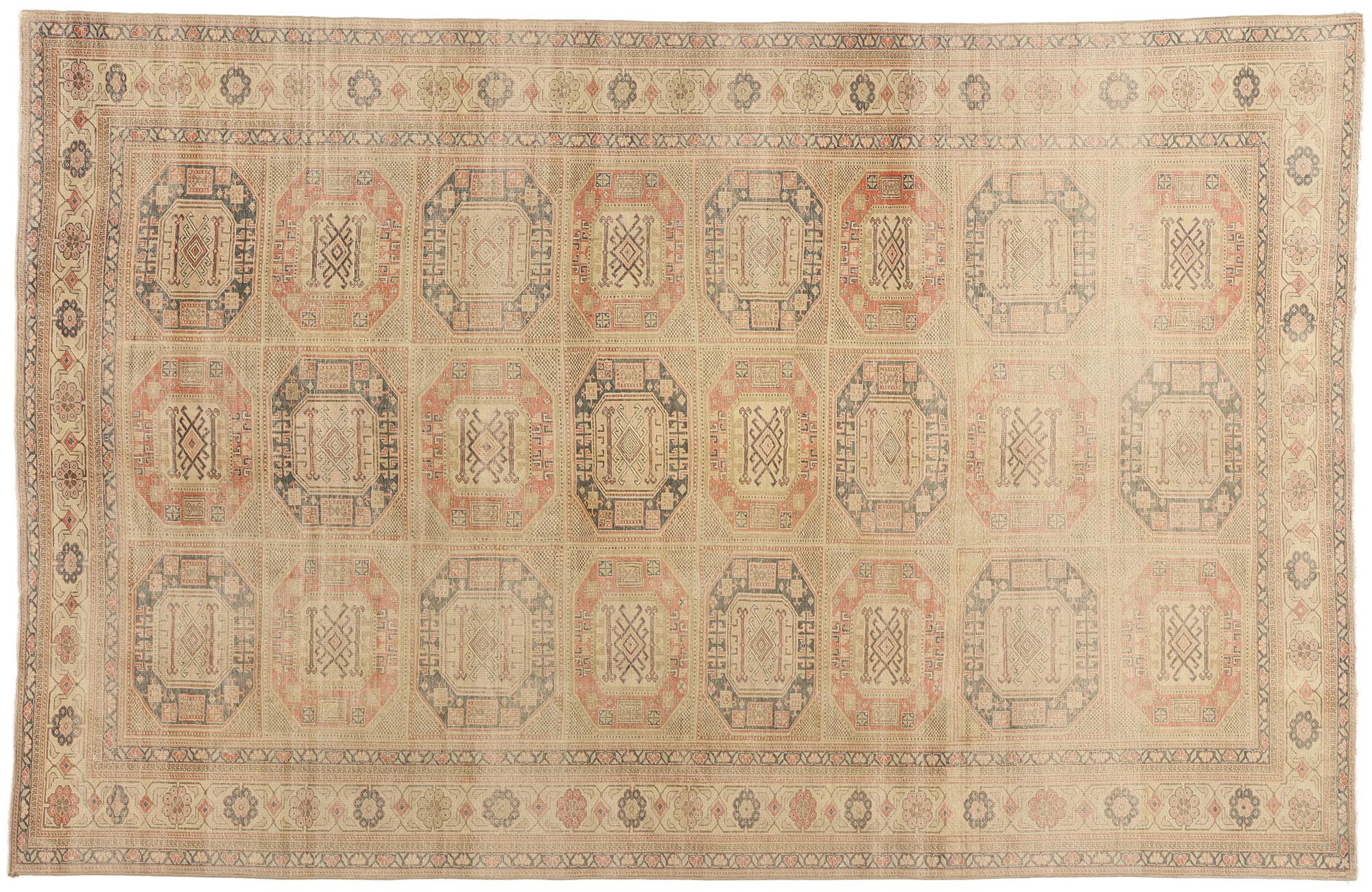 1960's Turkish Sivas Rug with Modern Rustic Style For Sale 11
